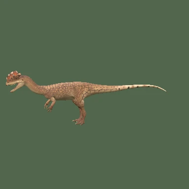 딜로포사우루스 3D 모델